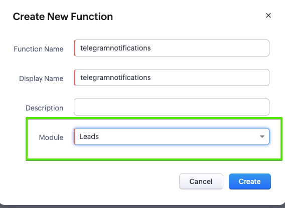How to Set Up a Telegram Bot for Lead Notifications 7 Functions Zoho CRM 2024 01 26 17 52 36